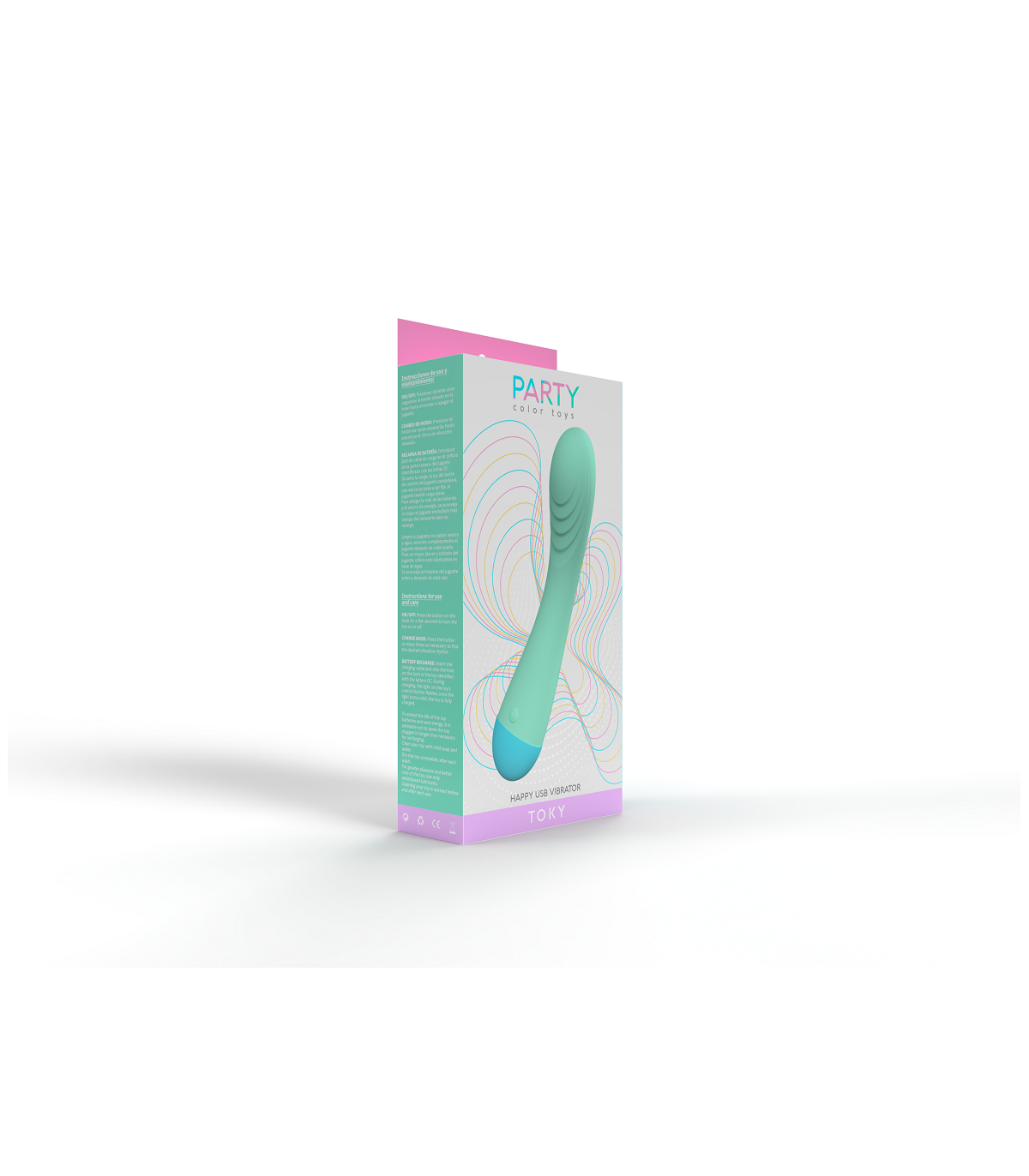 VIBRATORE RICARICABILE TOKY AQUA