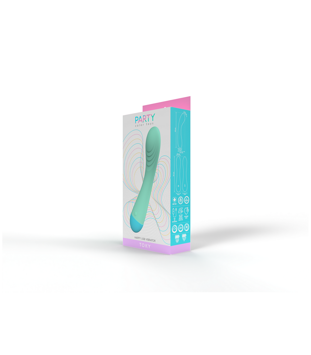 VIBRATORE RICARICABILE TOKY AQUA