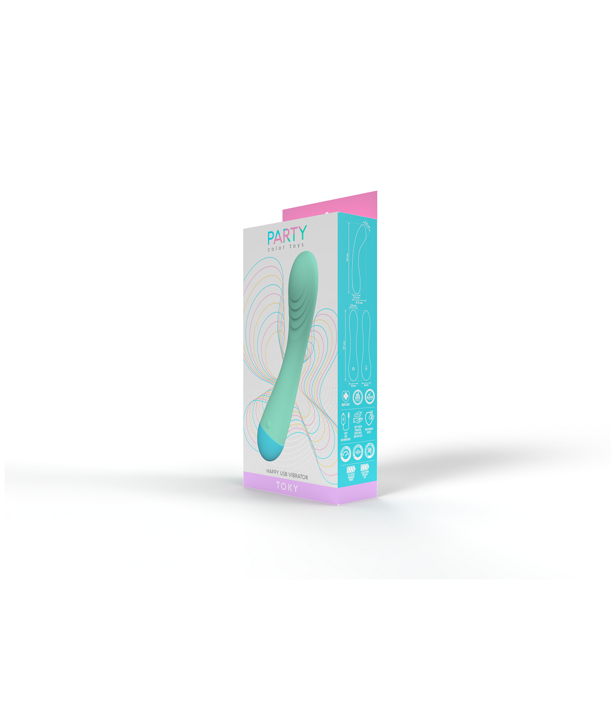 VIBRATORE RICARICABILE TOKY AQUA