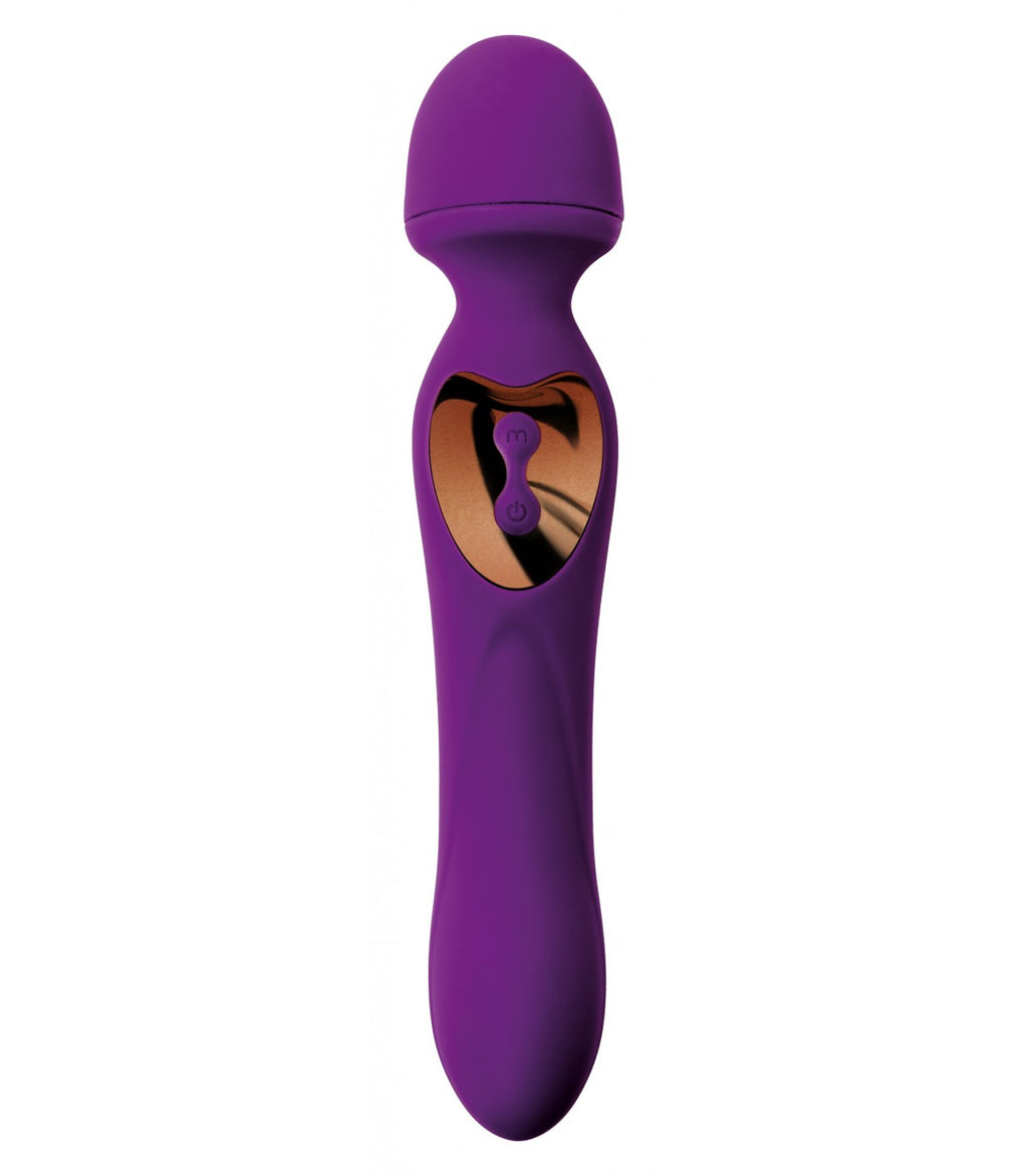 AGÔN VIBRATORE A BACCHETTA 2-IN-1 VIOLA