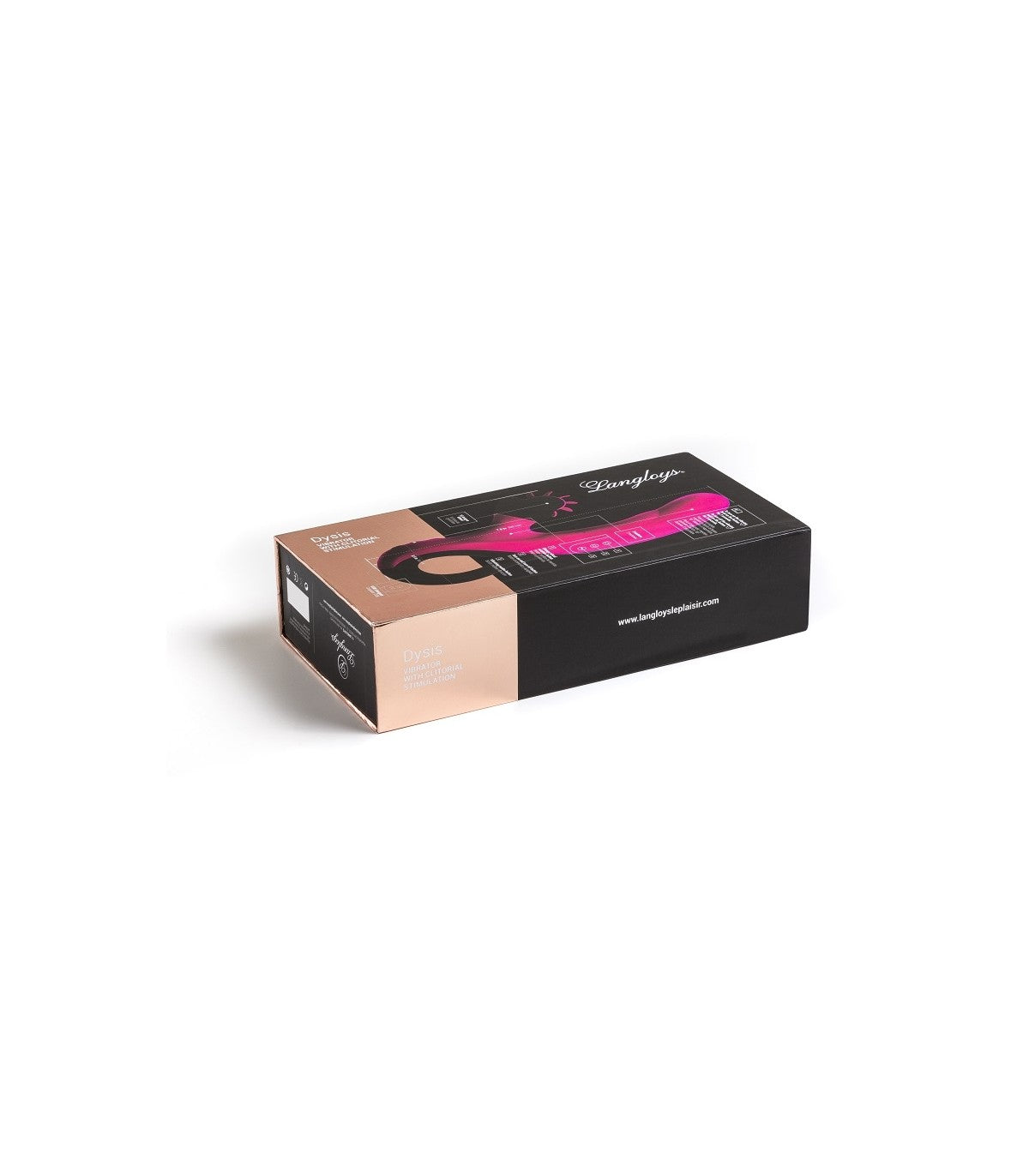 DYSIS PURPLE VIBRATOR WITH CLITORAL STIMULATOR