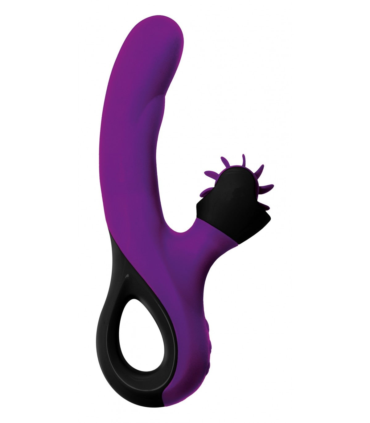 DYSIS PURPLE VIBRATOR WITH CLITORAL STIMULATOR