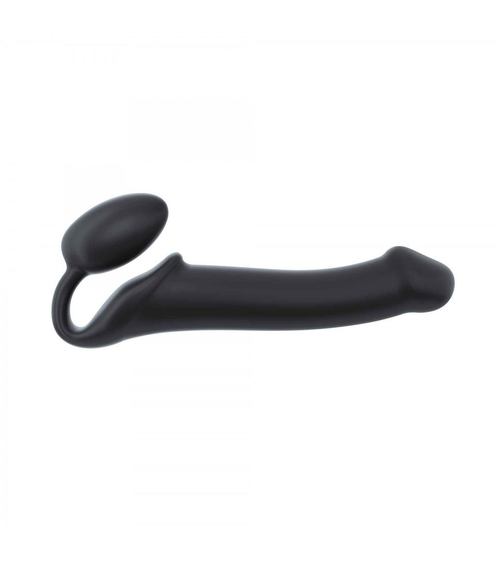 HARNESS DILDO STRAP-ON FLEXIBLE SOFT SILICONE BLACK L