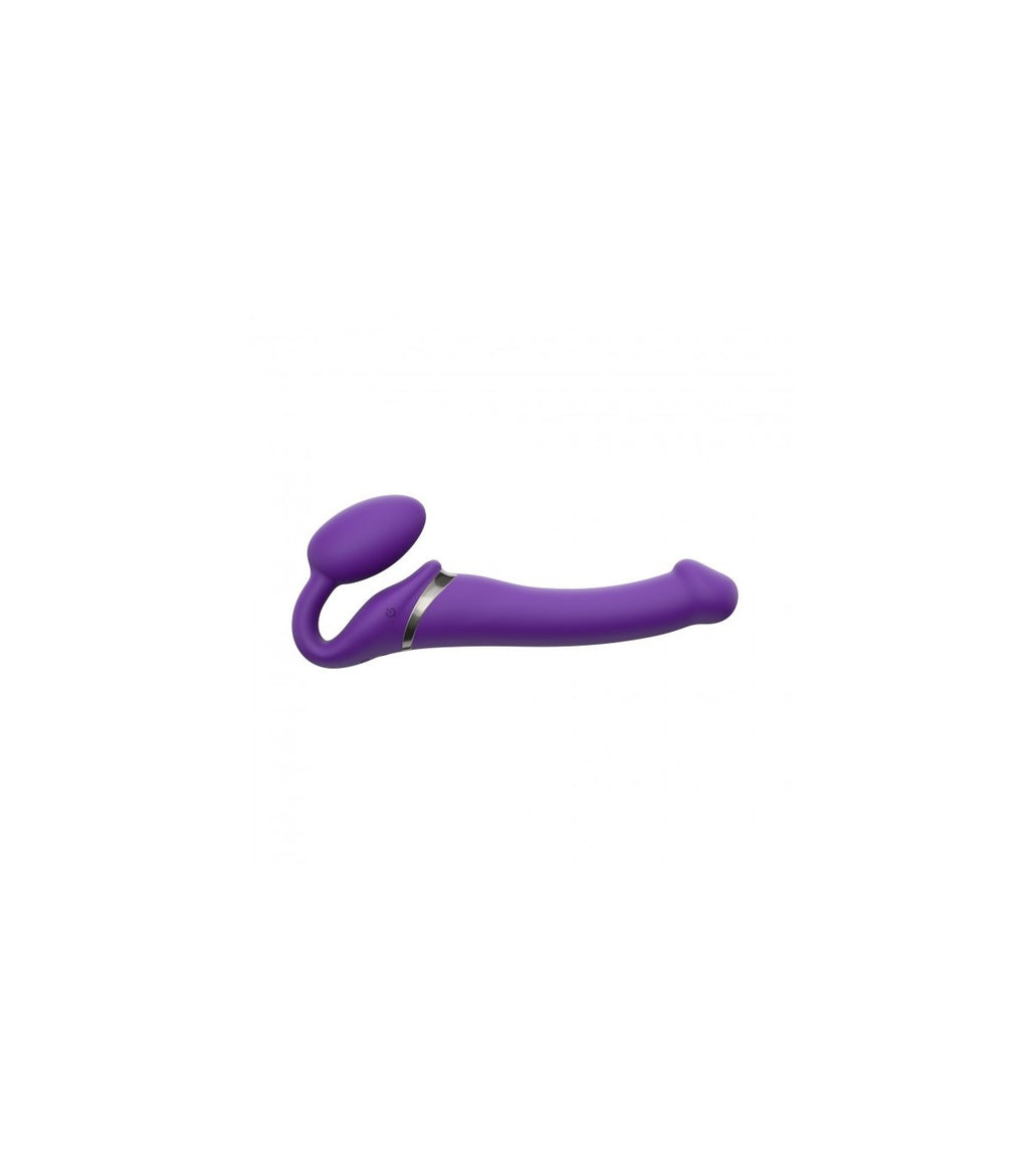 XL Purple Flexible Silicone Wired Dual Vibration USB