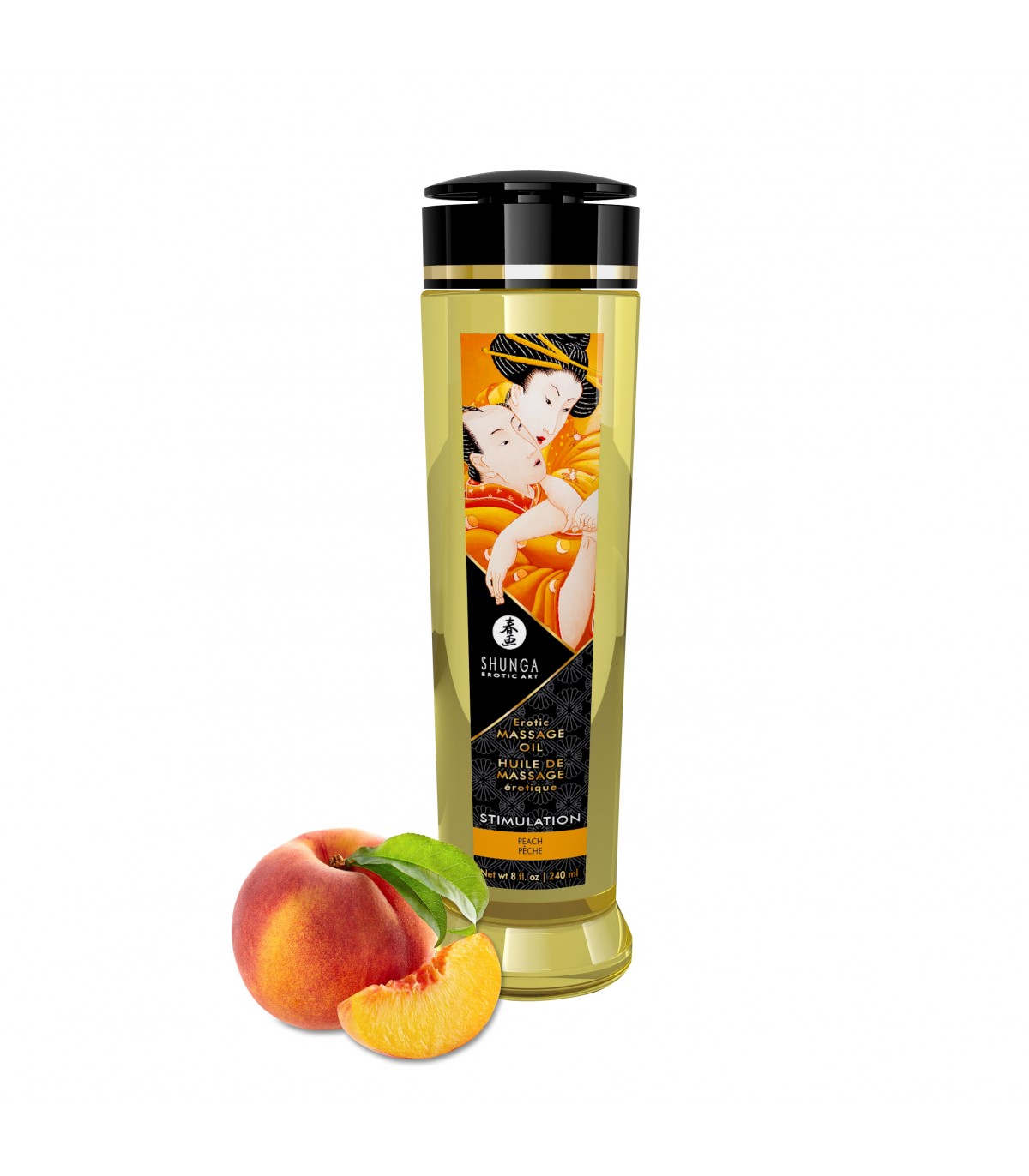STIMULATING PEACH MASSAGE OIL 240 ML