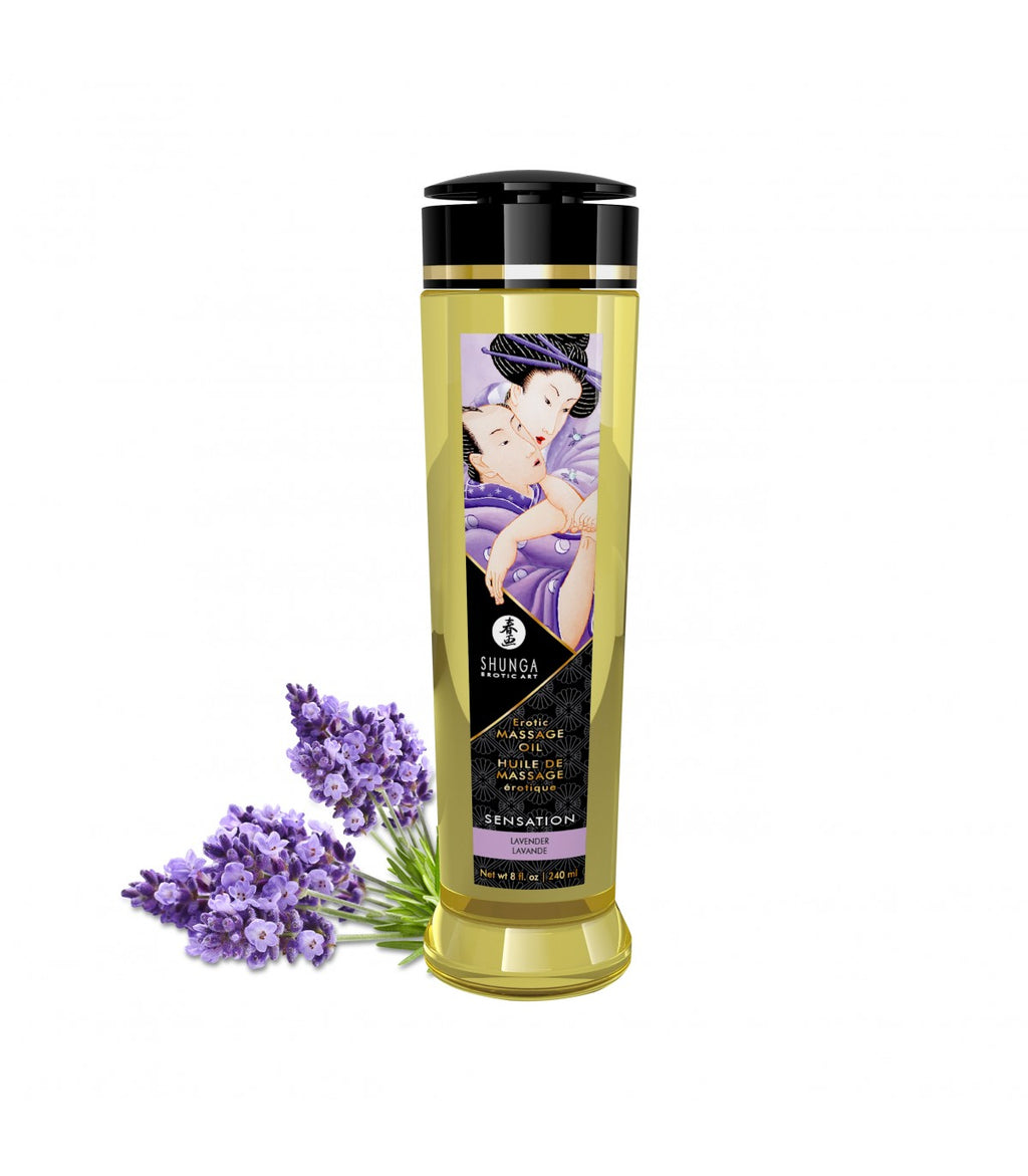 SENSUAL LAVENDER MASSAGE OIL 240ML