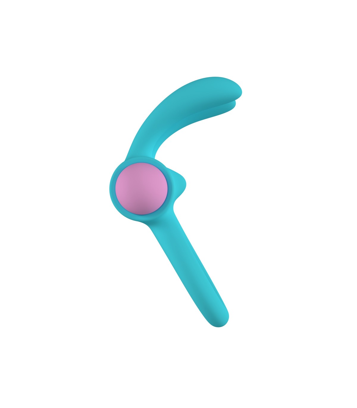 RINY VIBRATING RING WITH BLUE SILICONE USB CONTROLLER