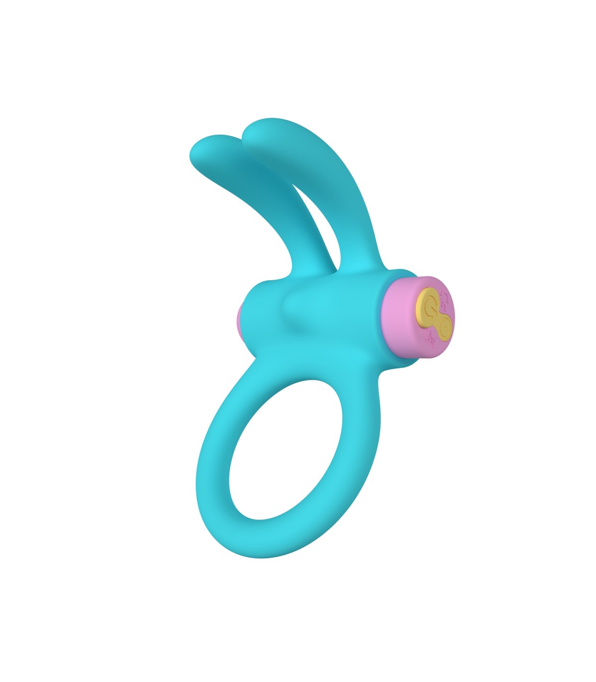 RINY VIBRATING RING WITH BLUE SILICONE USB CONTROLLER
