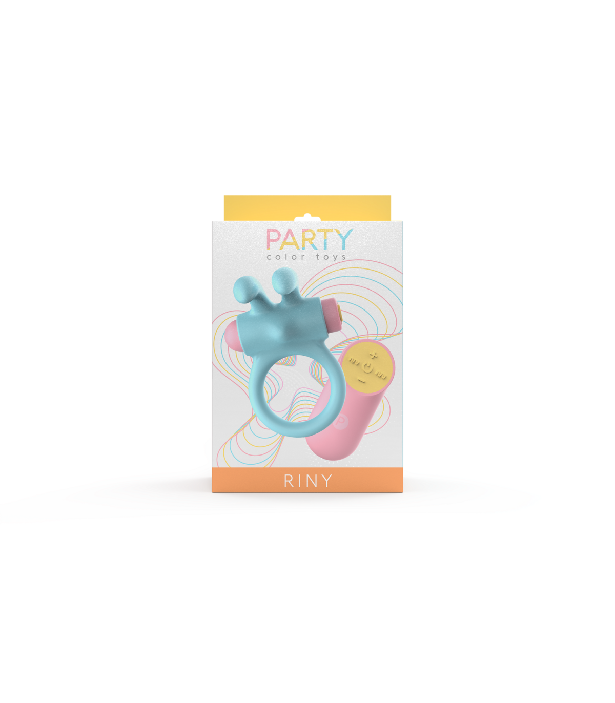 RINY VIBRATING RING WITH BLUE SILICONE USB CONTROLLER