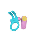RINY VIBRATING RING WITH BLUE SILICONE USB CONTROLLER