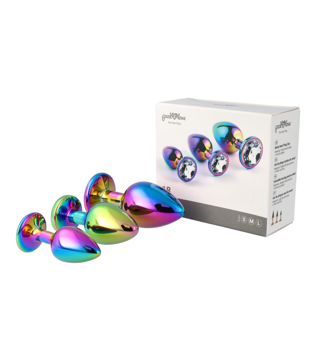 METAL BUTT PLUG SET NO. 18