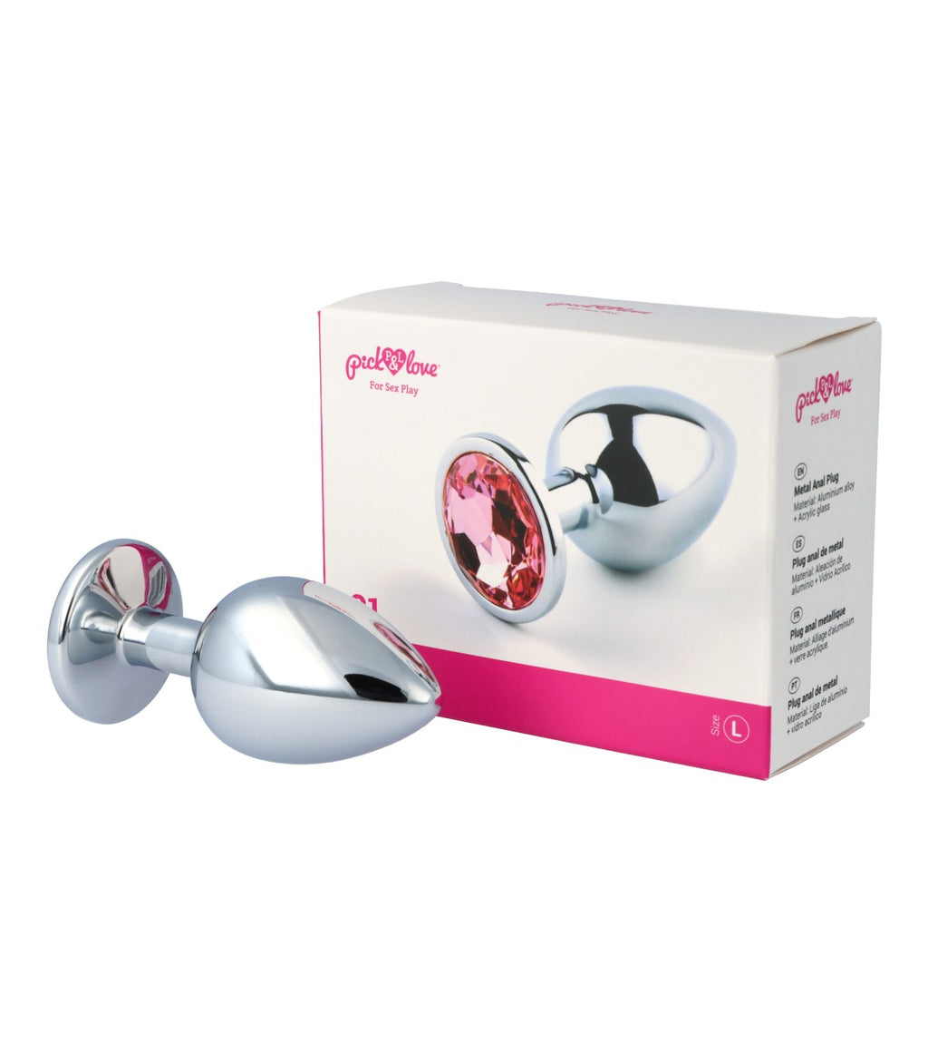 Metal butt plug no. 21 size L