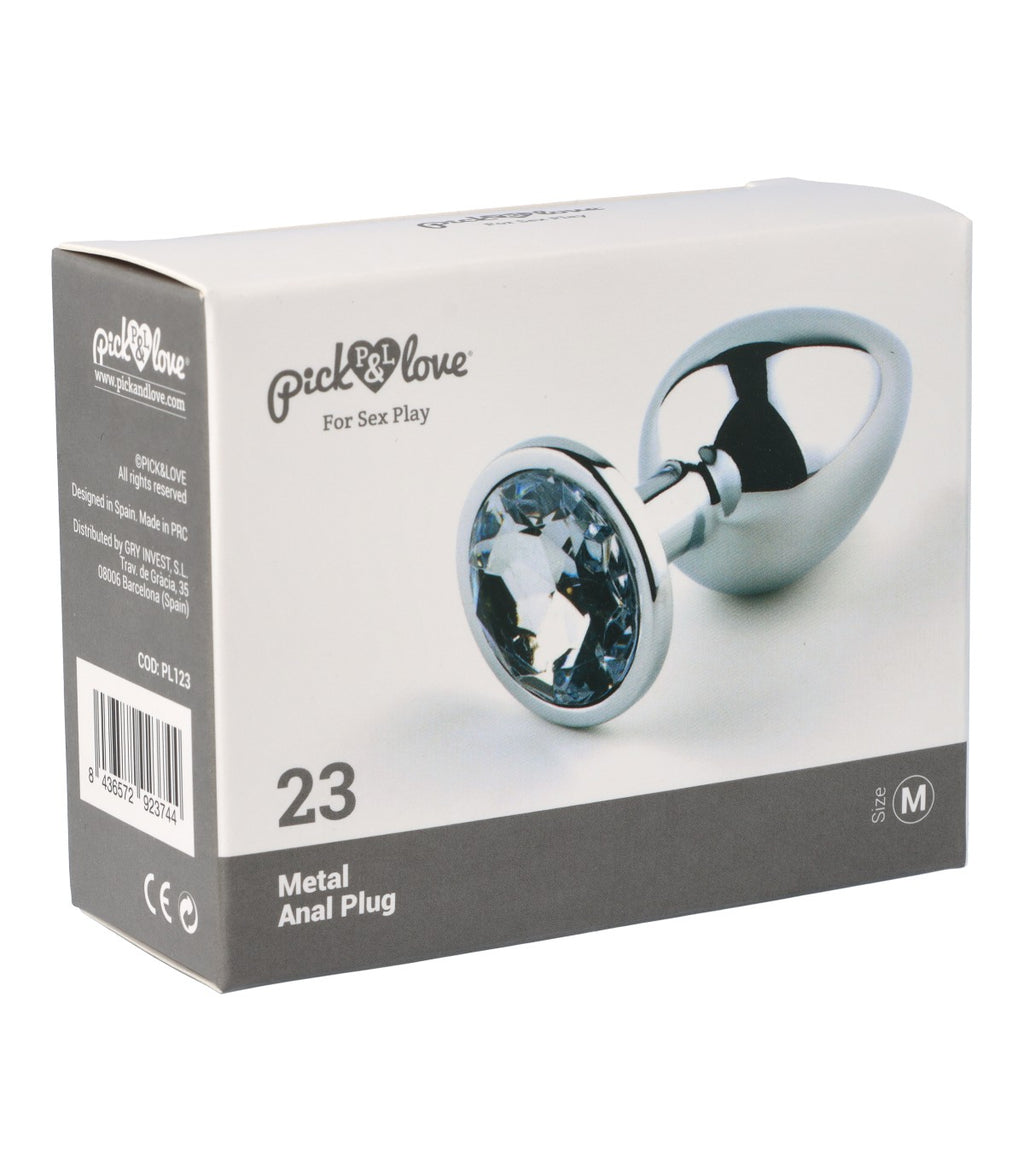 N. 23 METAL BUTT PLUG SIZE M