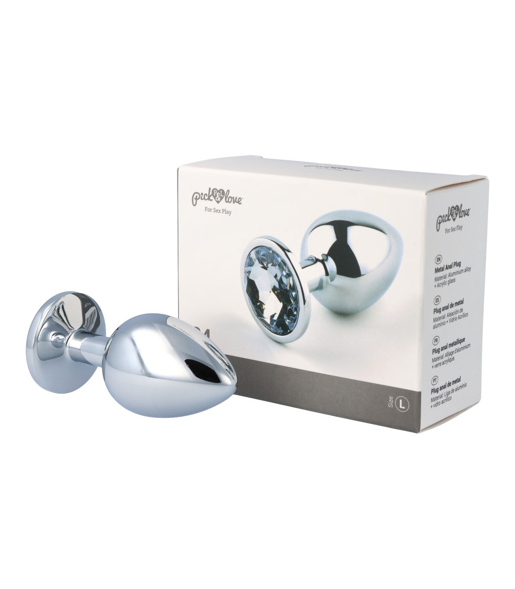 Metal anal plug no. 24, size L