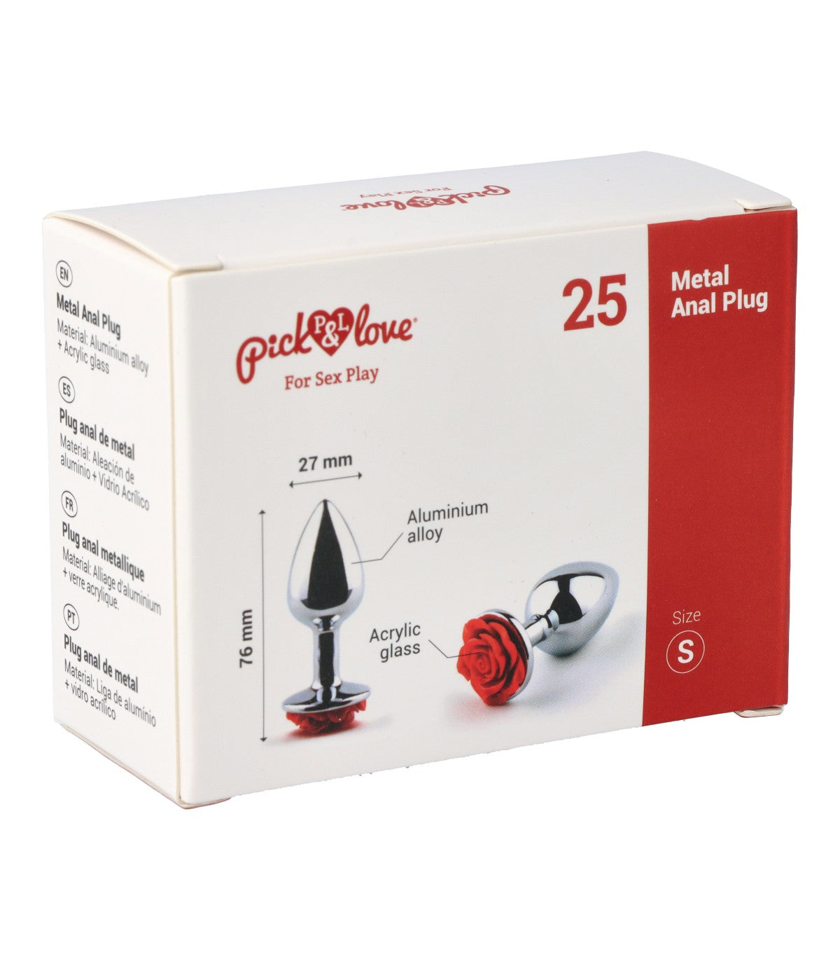 N. 25 METAL ANAL PLUG SIZE S