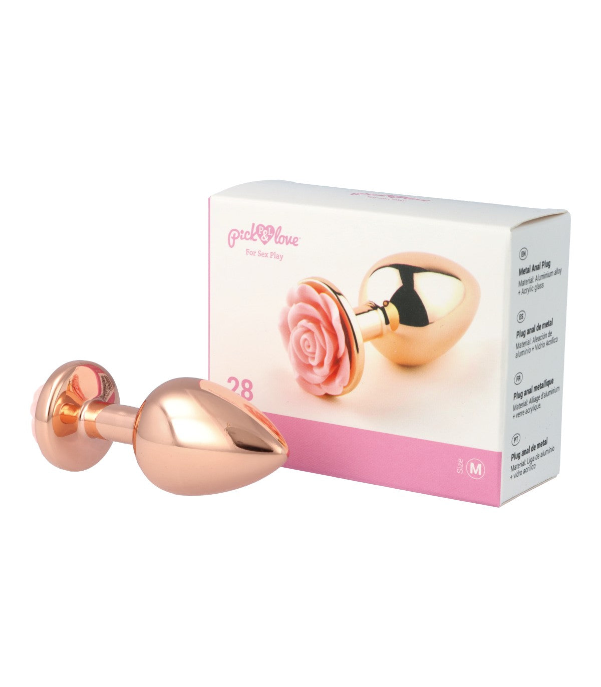 N. 28 ANAL PLUG IN METAL SIZE M
