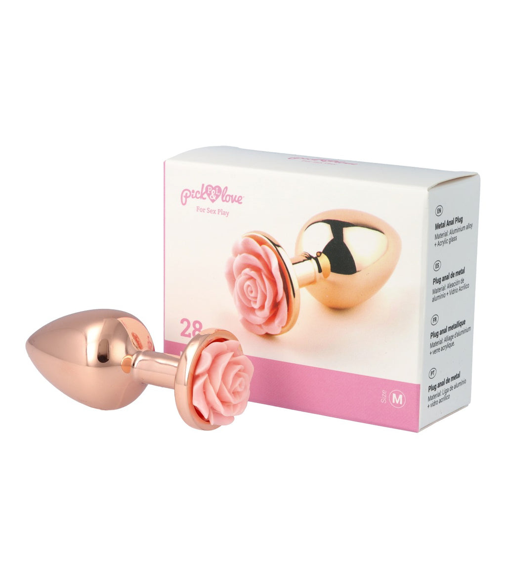 N. 28 ANAL PLUG IN METAL SIZE M