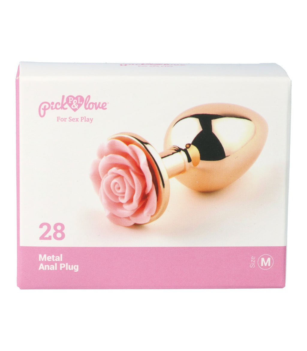 N. 28 ANAL PLUG IN METAL SIZE M