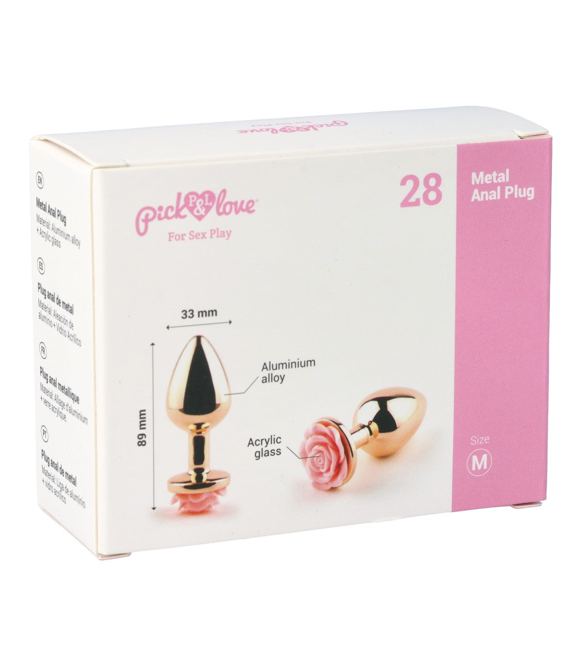 N. 28 ANAL PLUG IN METAL SIZE M
