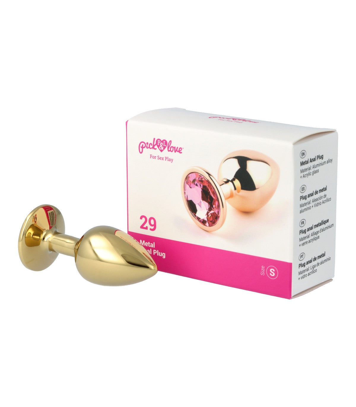 N. 29 METAL BUTT PLUG SIZE S