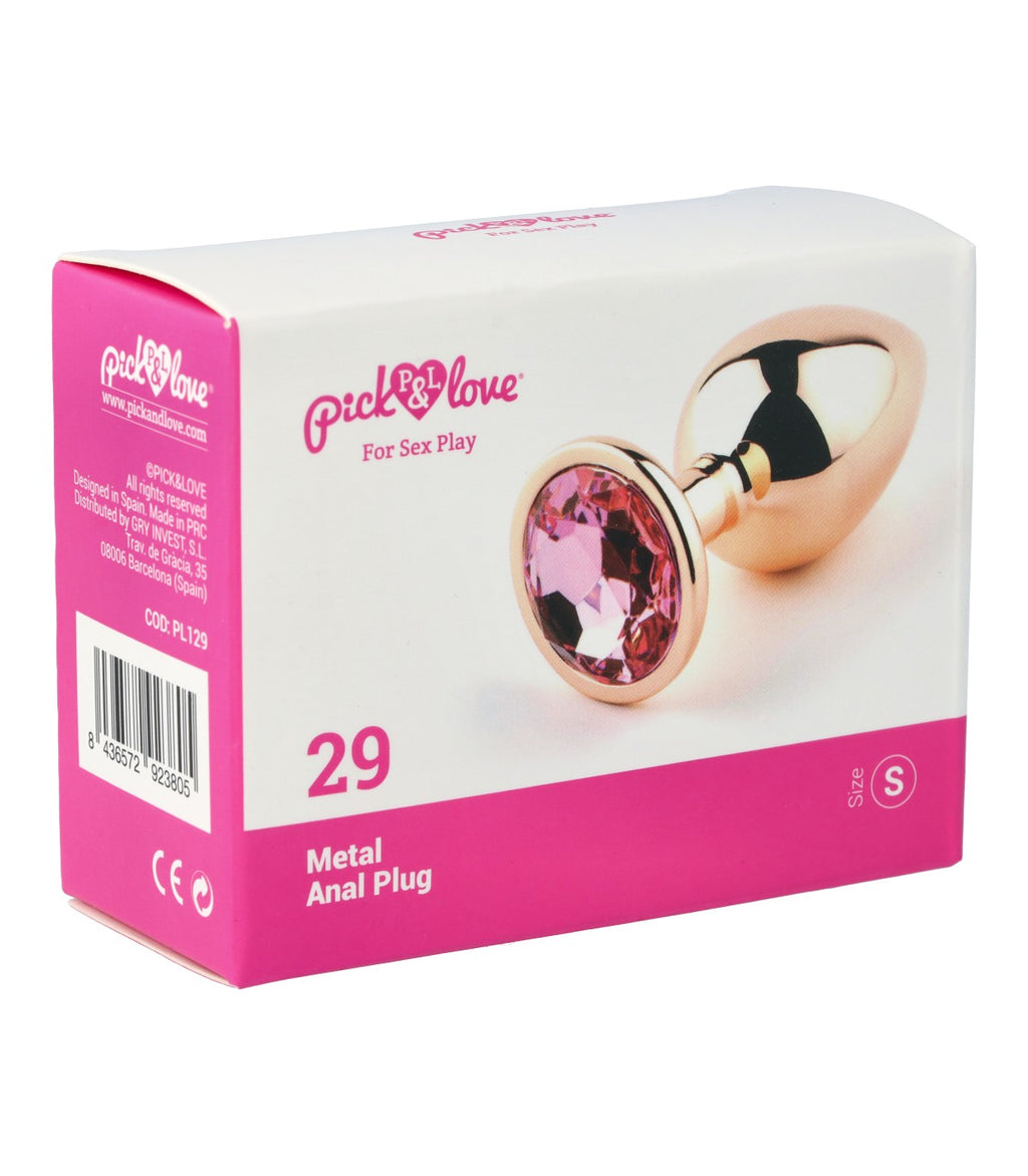 N. 29 METAL BUTT PLUG SIZE S