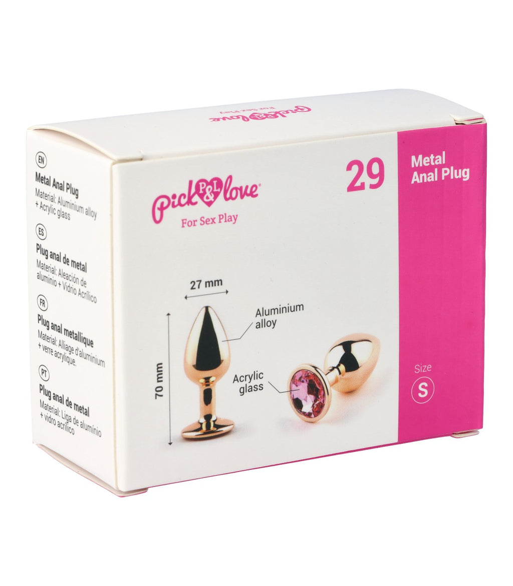 N. 29 METAL BUTT PLUG SIZE S