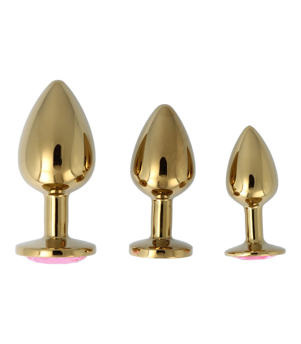 SET OF 32 METAL BUTT PLUGS