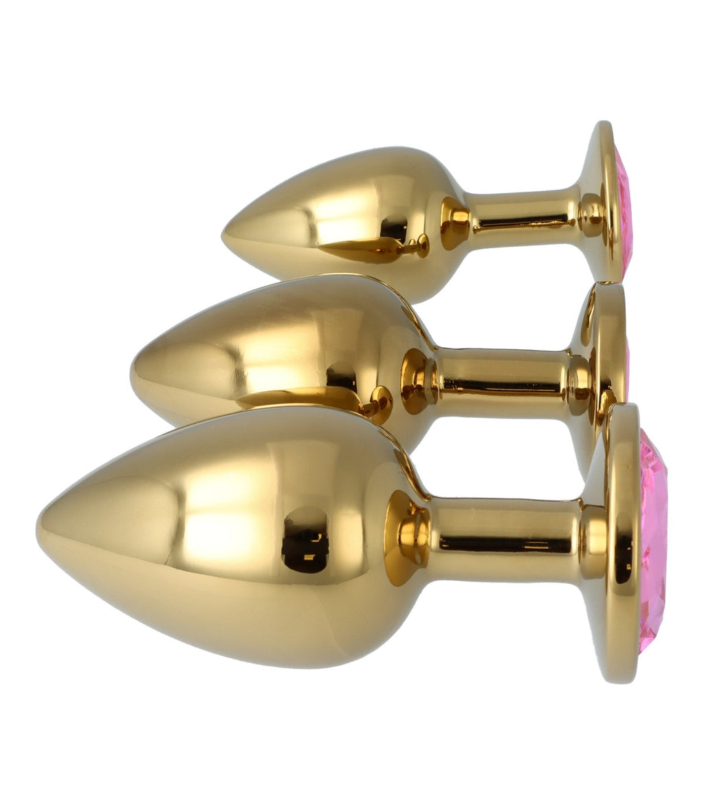 SET OF 32 METAL BUTT PLUGS