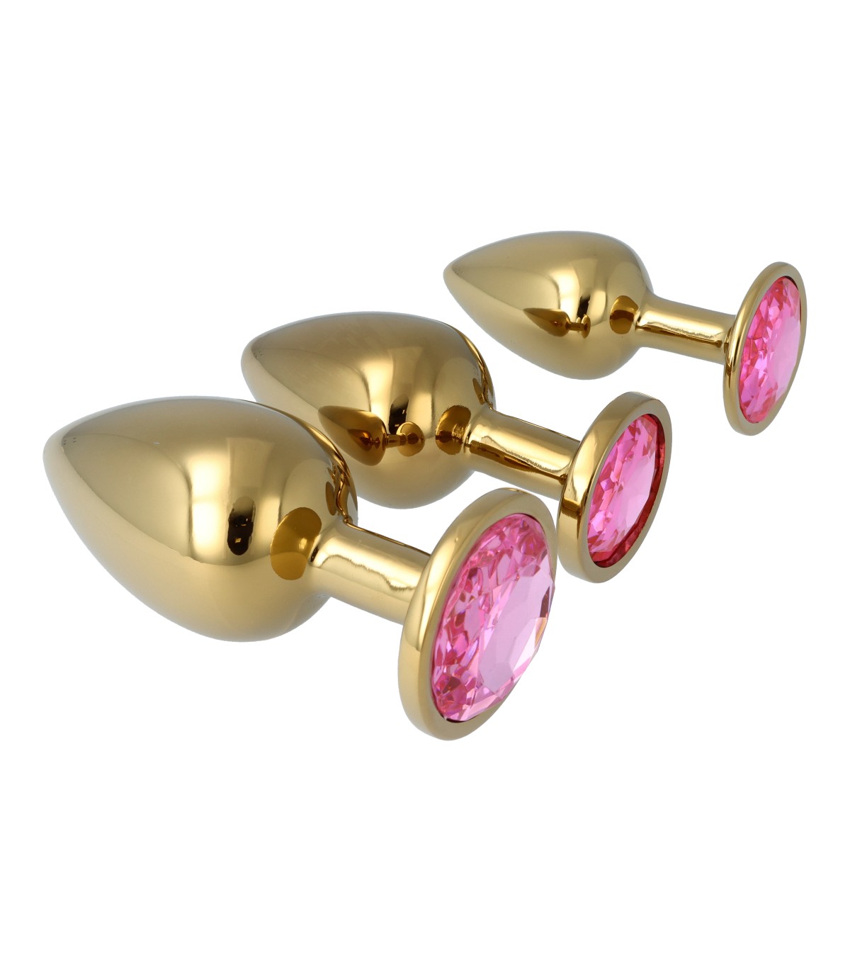 SET OF 32 METAL BUTT PLUGS