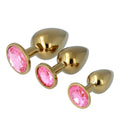 SET OF 32 METAL BUTT PLUGS