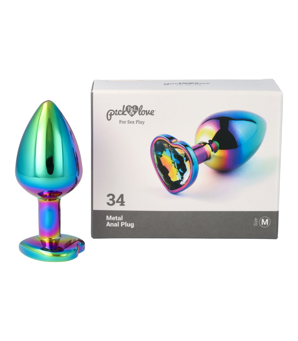 Nº 34 METAL BUTT PLUG SIZE M