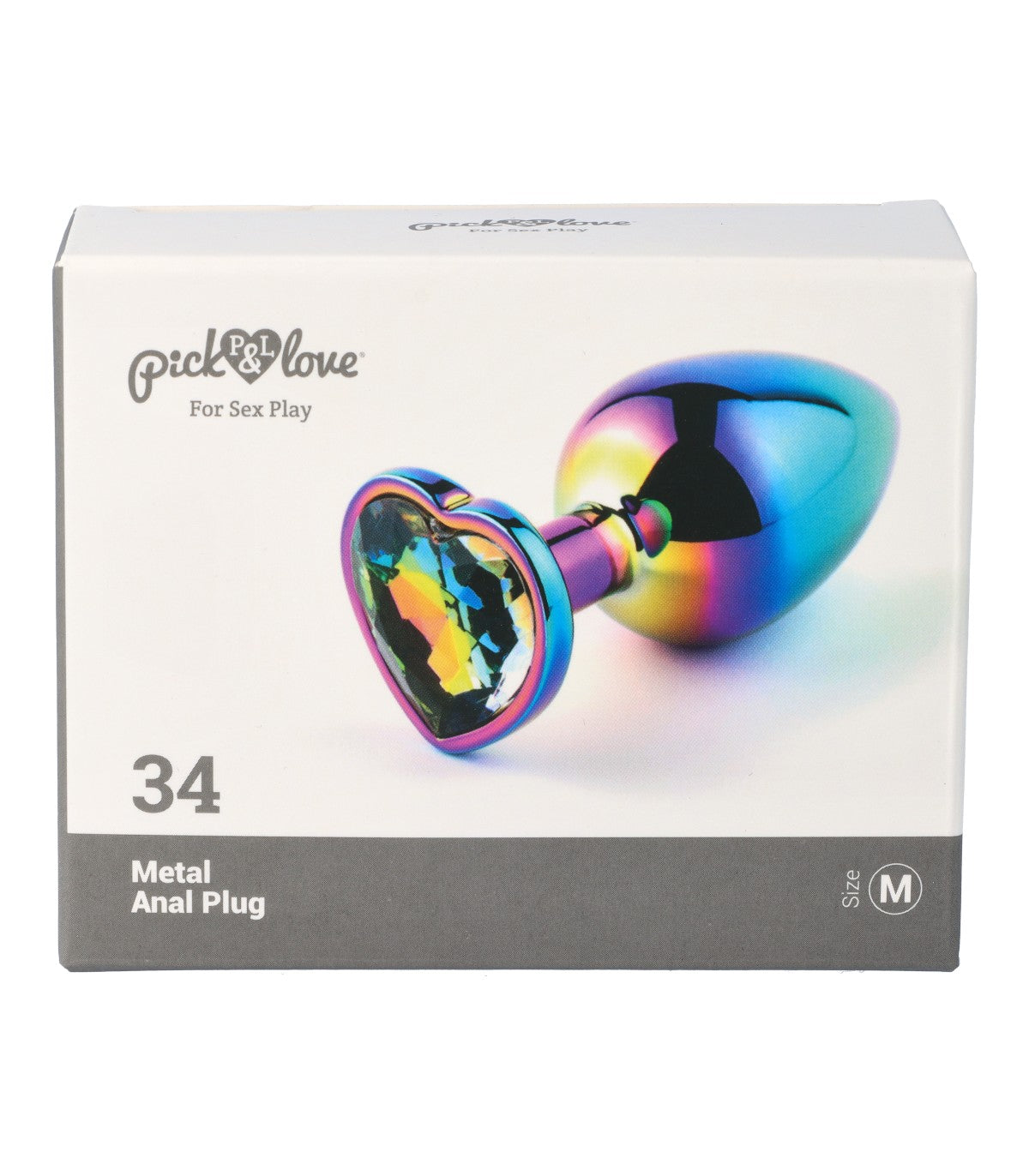 Nº 34 METAL BUTT PLUG SIZE M