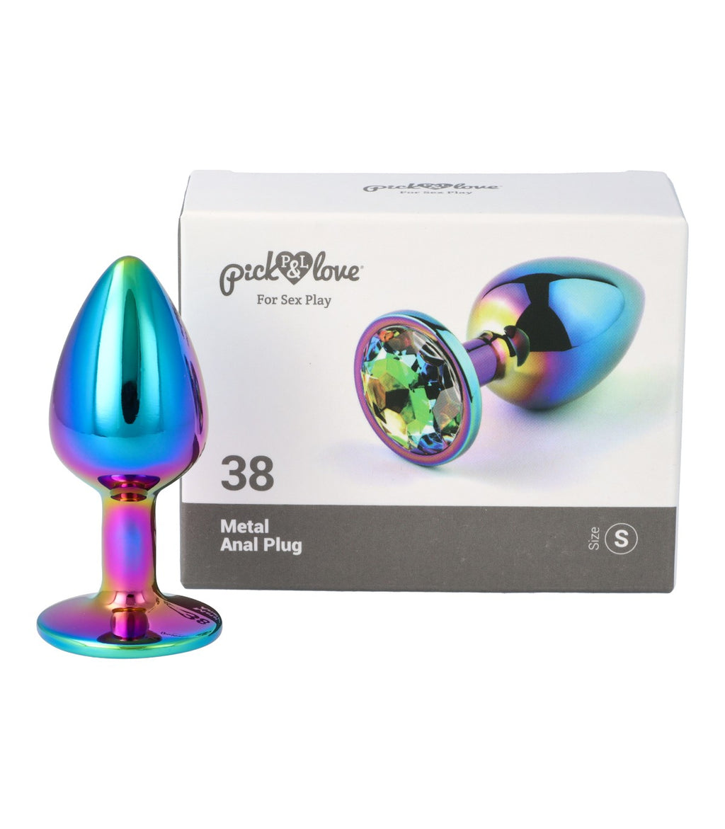 N. 38 PLUG ANALE IN METALLO, TAGLIA S