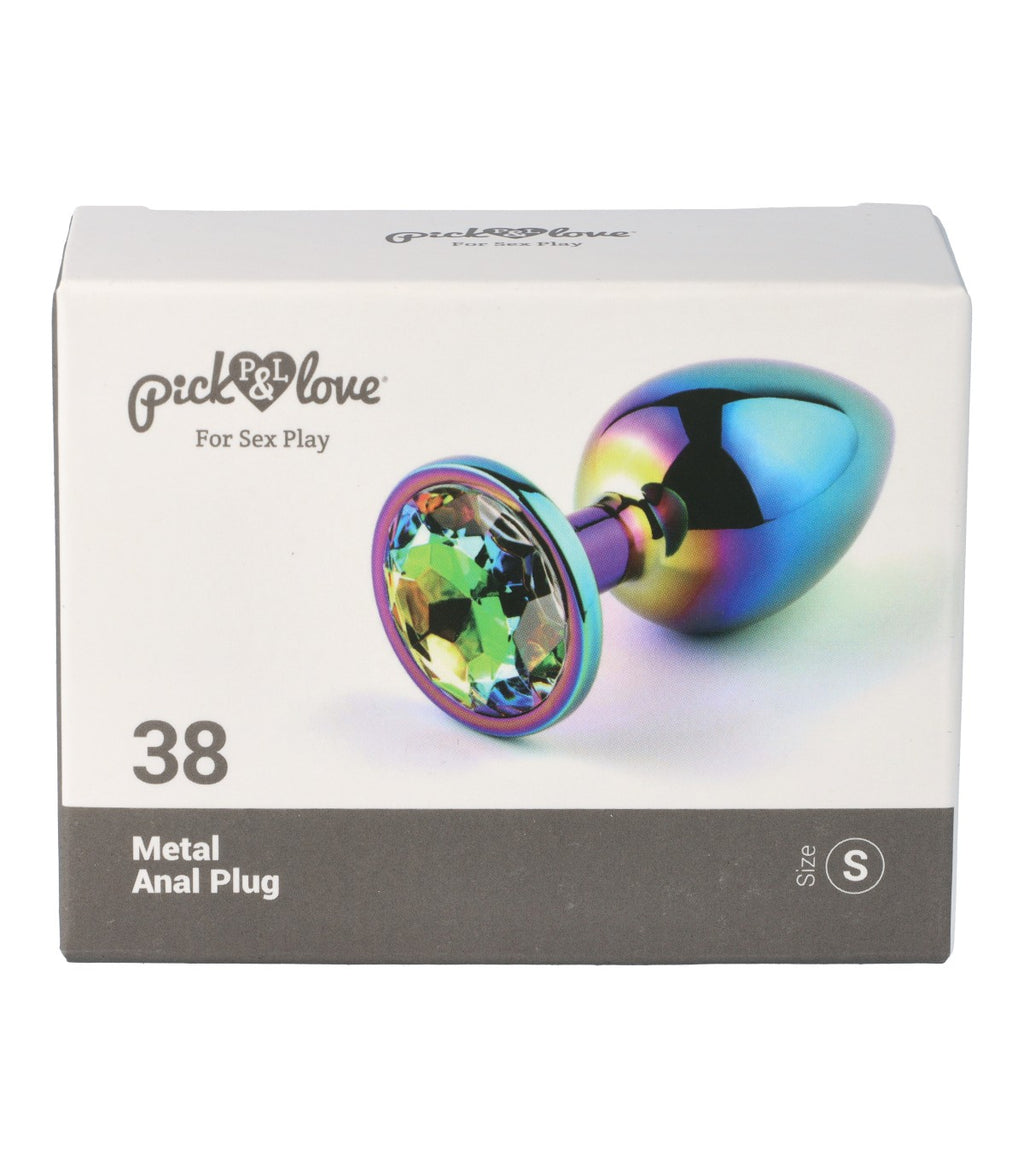 N. 38 PLUG ANALE IN METALLO, TAGLIA S