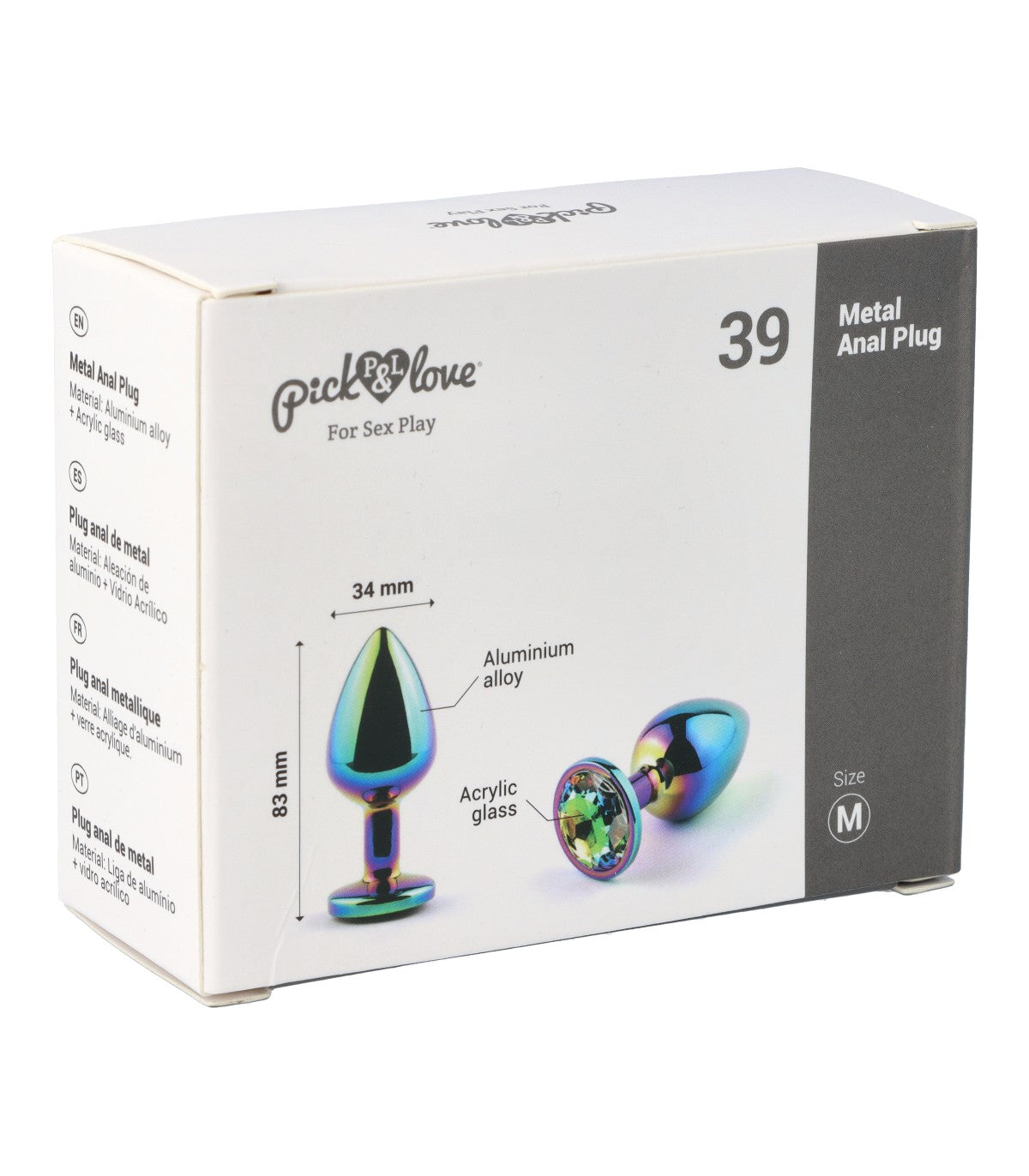 NO. 39 METAL ANAL PLUG SIZE M
