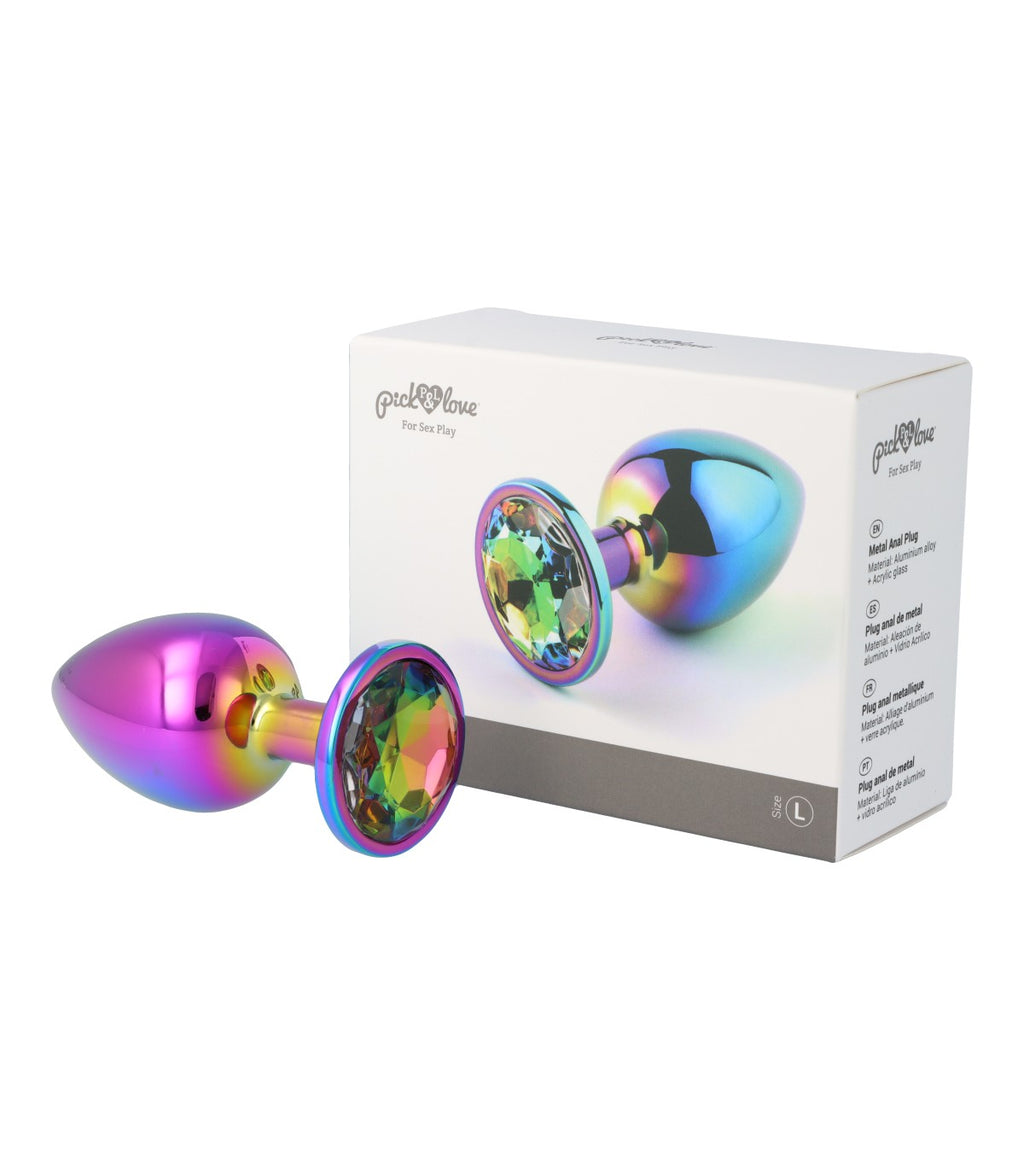 Metal anal plug no. 40 size L