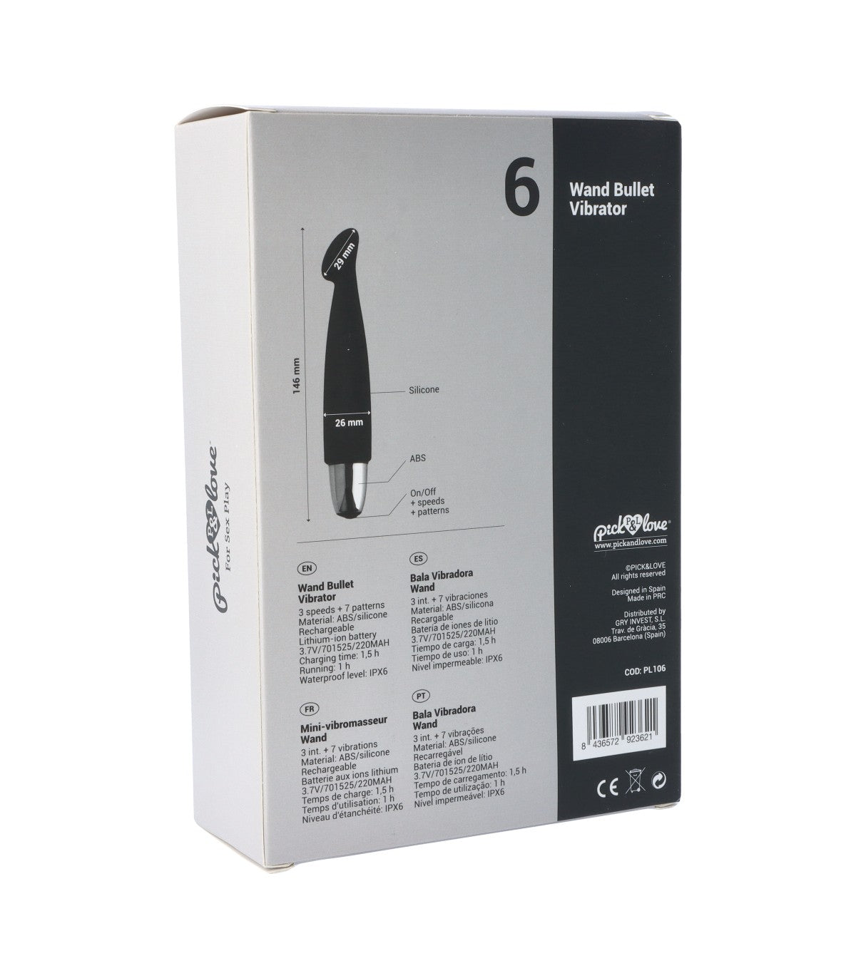 Vibratore a bacchetta n. 6