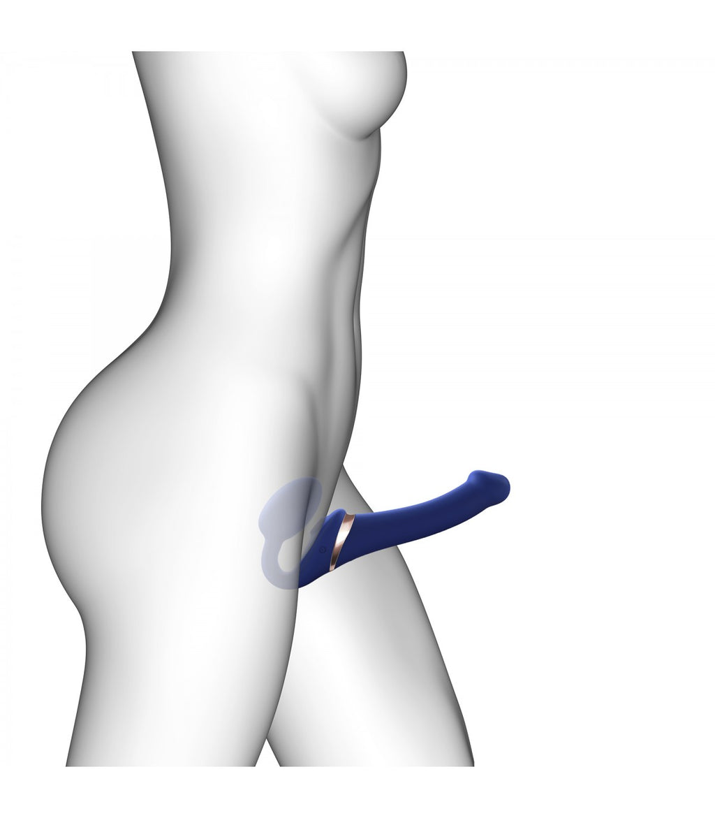 HARNESS REGOLABILE MULTIORGASMO S BLU