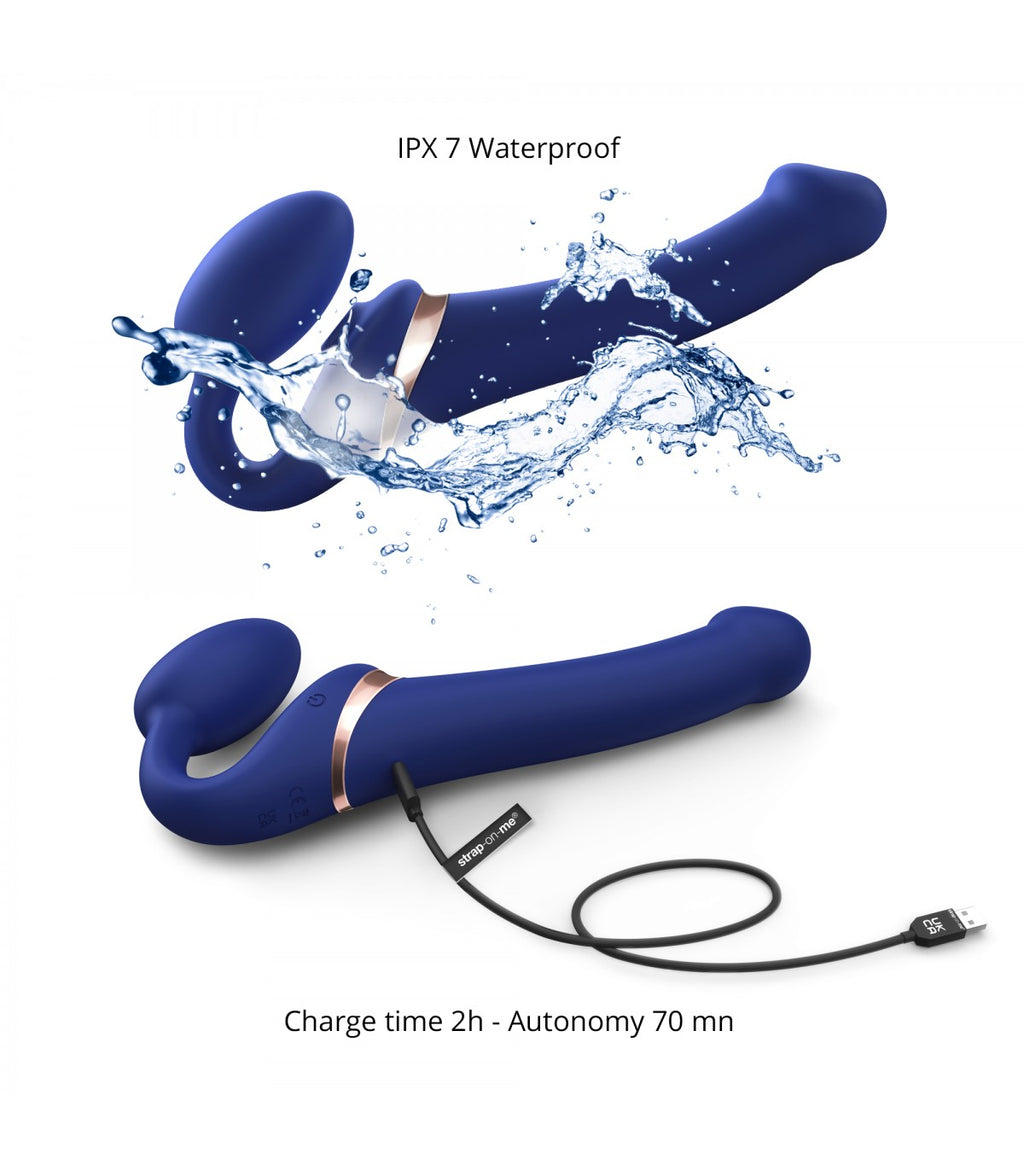 HARNESS REGOLABILE MULTIORGASMO S BLU