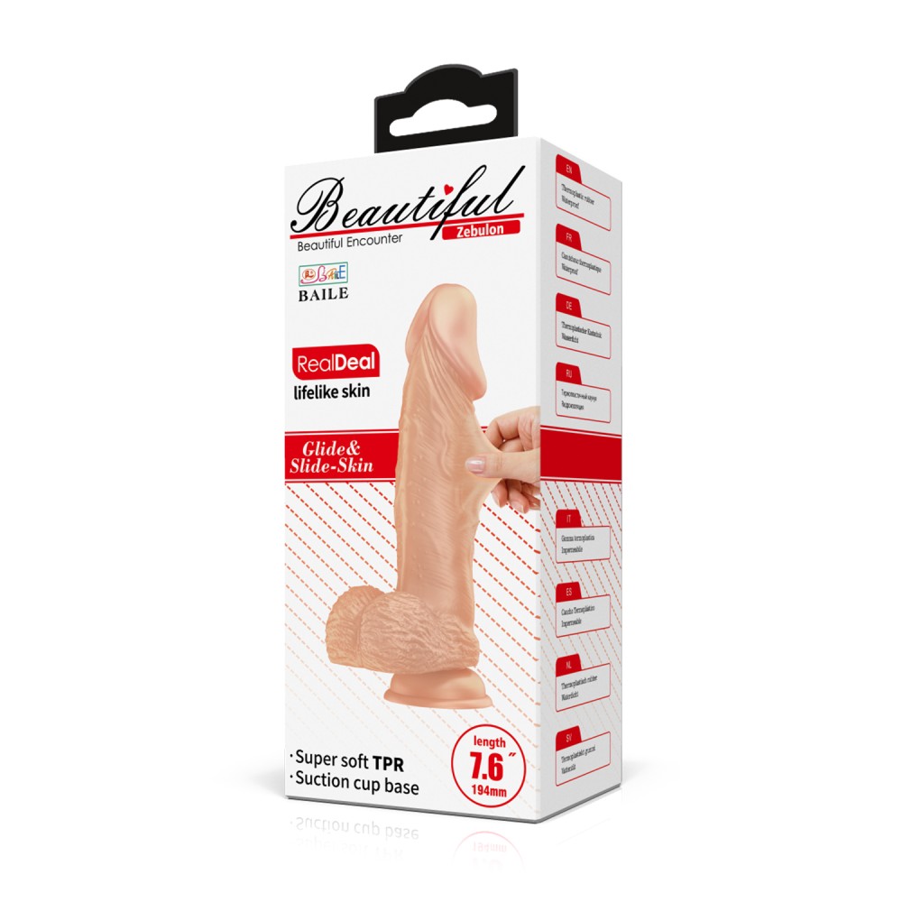 Bellissimo Dildo Zebulon 7.6" color Carne