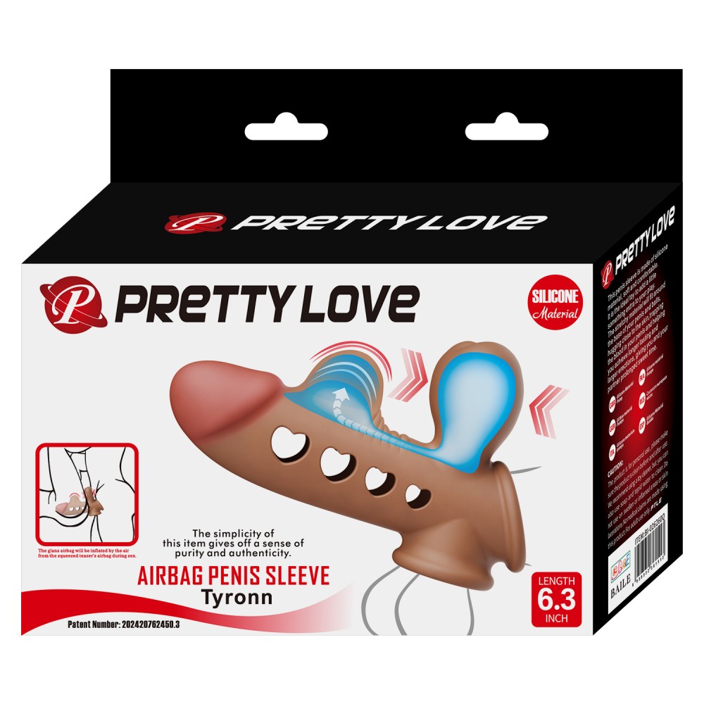Guaina con airbag per pene Pretty Love Tyronn