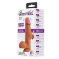 Bellissimo Bahamut Dildo Vibrante Marrone da 8,5"