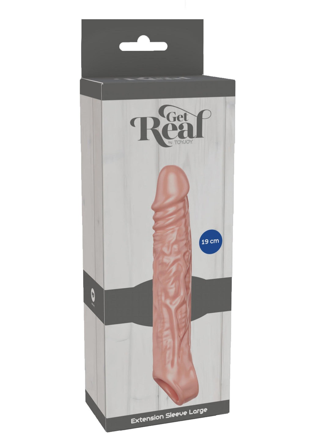Manicotto di estensione TPE grande 19 cm carne