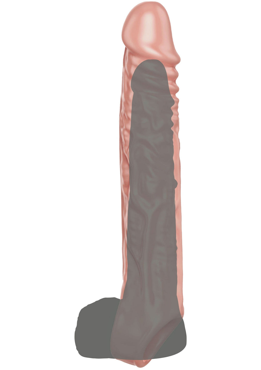 Manicotto di estensione TPE grande 19 cm carne