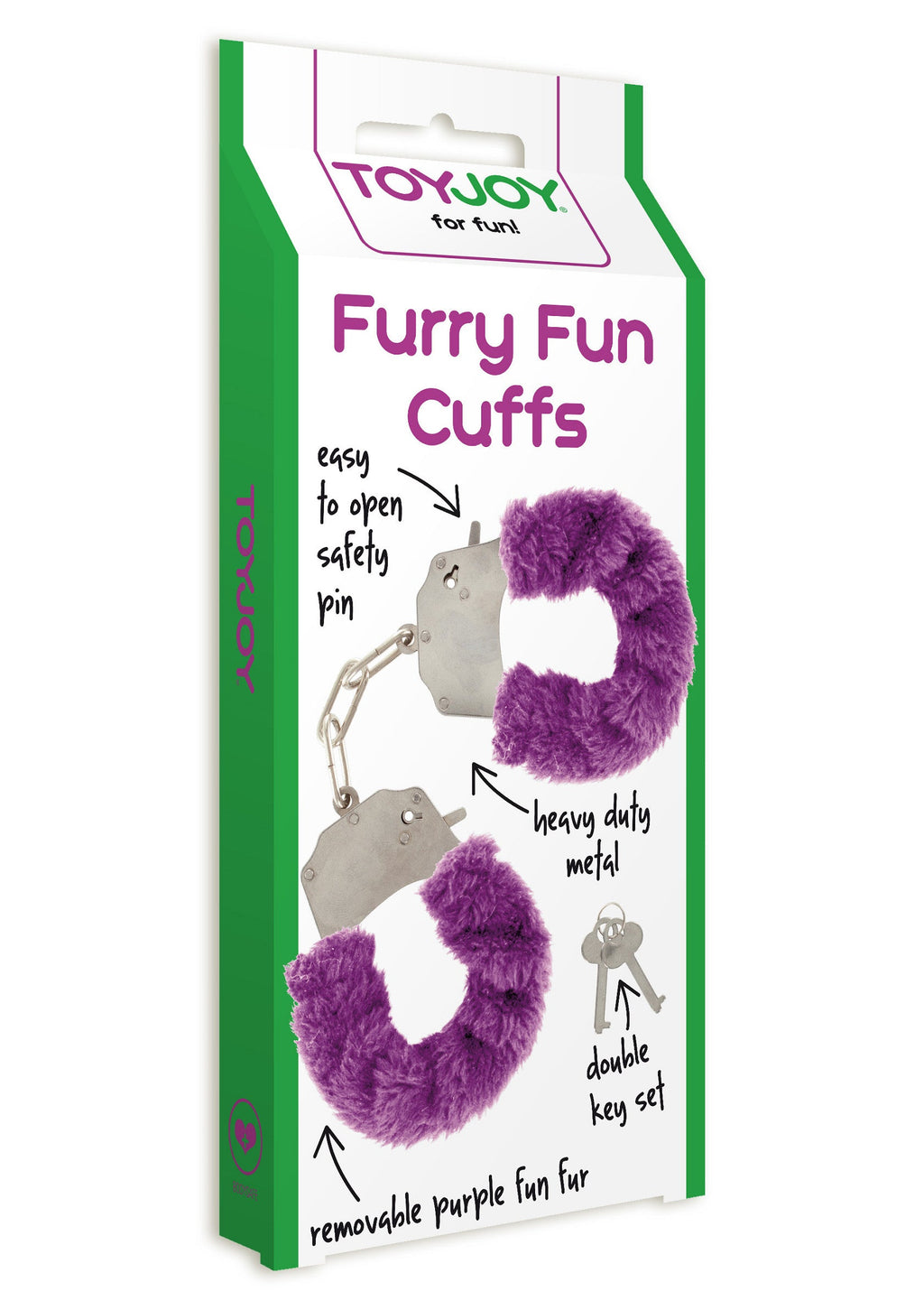 Purple Funny Furry Cuffs