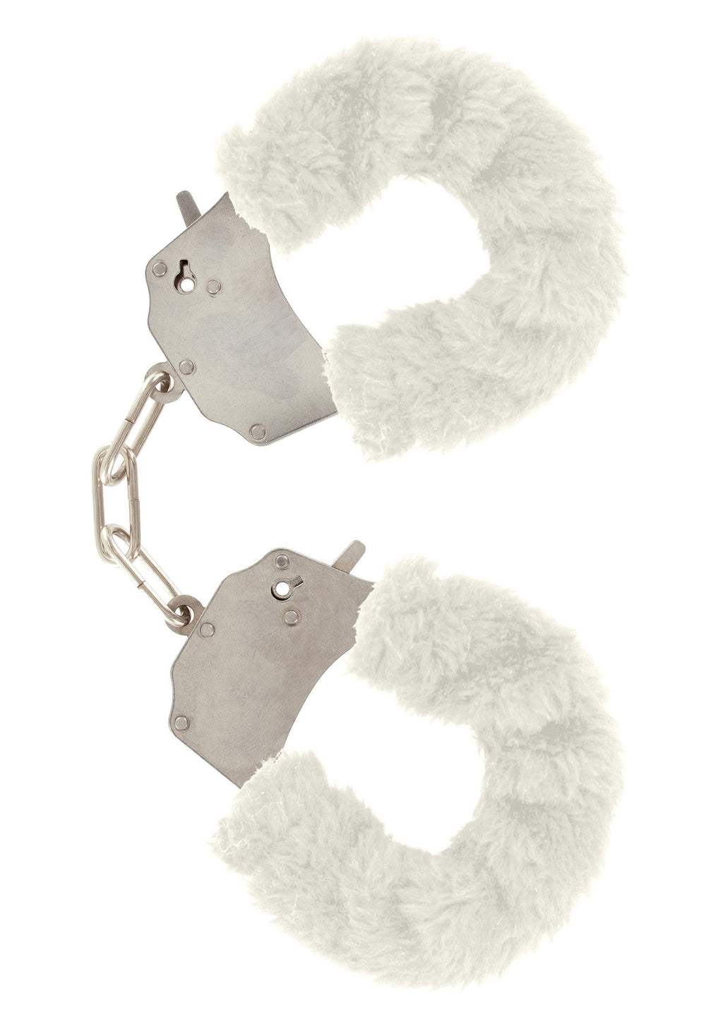 White fluffy fun cuffs