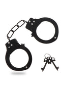 Handcuffs in black metal