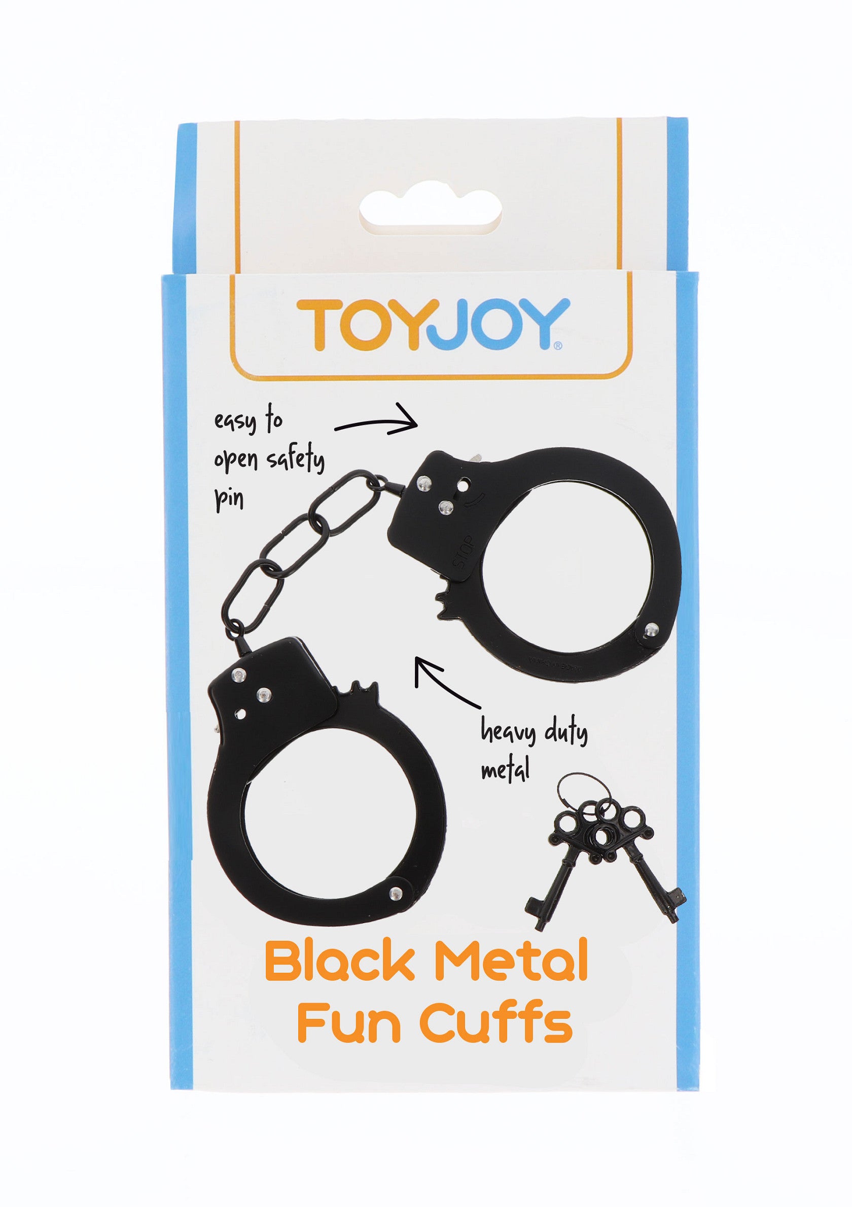 Handcuffs in black metal