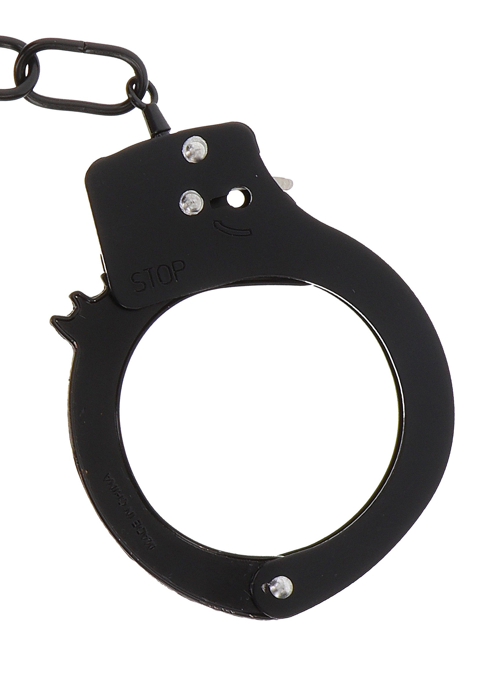 Handcuffs in black metal