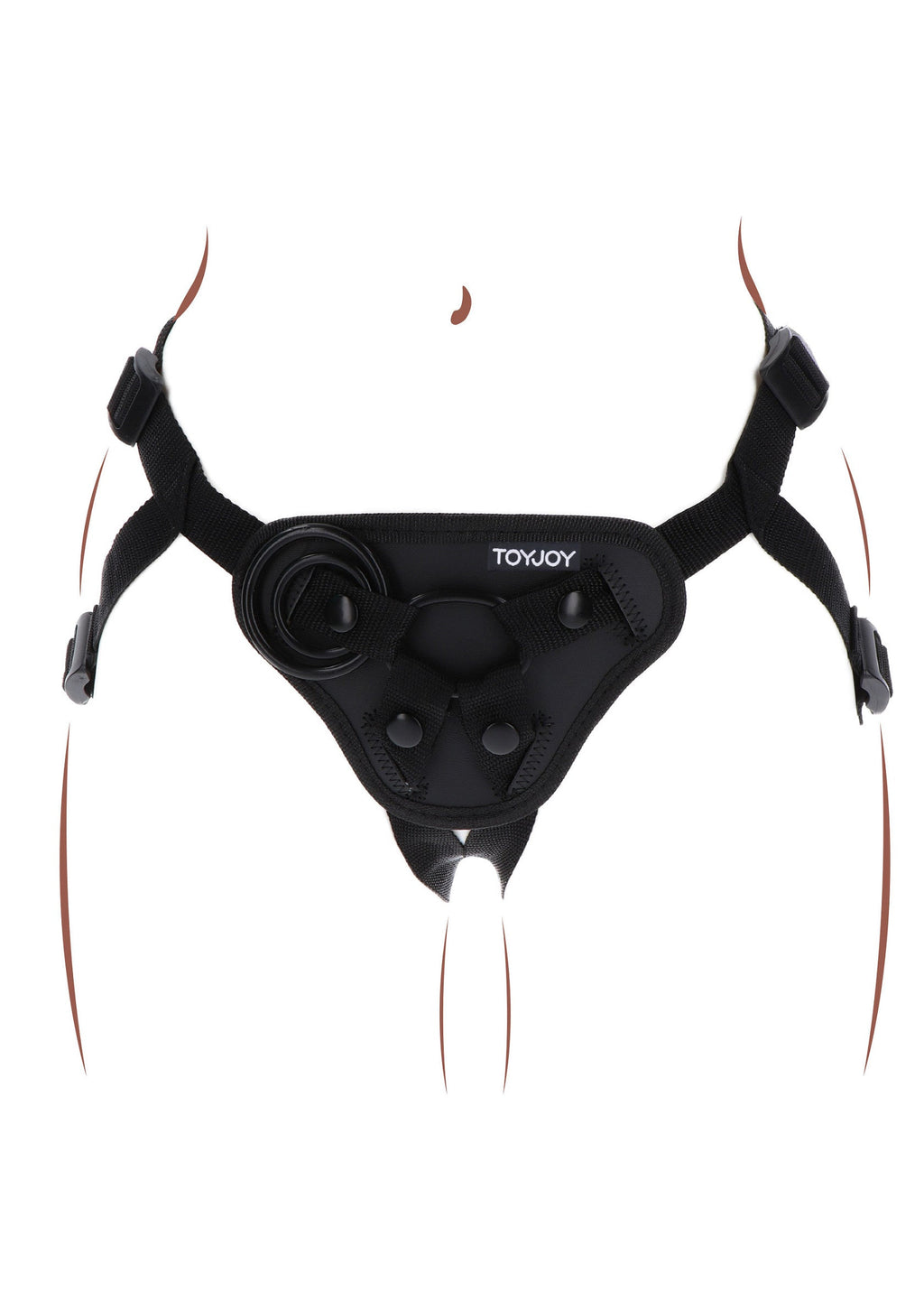 Black Strap-On Harness
